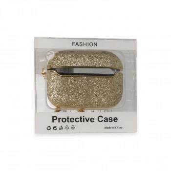 Airpods Pro 2 (2.nesil) Spell Simli Kılıf - Gold