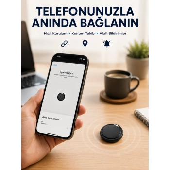 Airtag Akıllı Eşya Takip Cihazı Apple Ve Android Uyumlu Uzun Pil Ömürlü