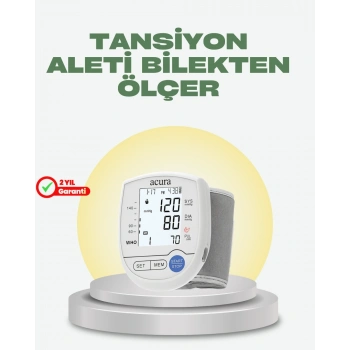 Akıllı Bilek Tansiyon Aleti Hem Şarjlı Hem Pilli Kolay Ölçüm