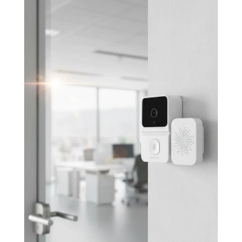 Akıllı Ev Uyumlu Kapı Zili 800mah Bataryalı Gece Görüşlü