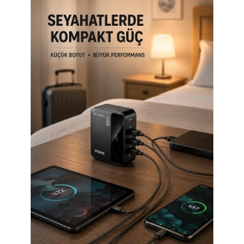 Akıllı Güç Dağılımlı 4 Girişli Şarj İstasyonu