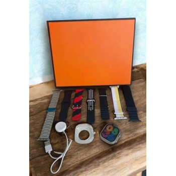 Akıllı Saat 7 Farklı Kordonlu Arama Cevaplayan Bildirim Gps Özelliği