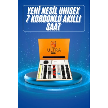 Akıllı Saat Çağrı Cevaplayabilen Unısex 7 Kordonlu Müzik Dinleme