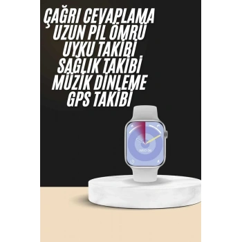 Akıllı Saat Kulaklık Hediyeli Uyku Ve Sağlık Takibi Yapabilen Uzun Ömürlü