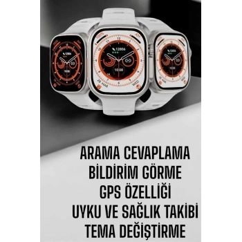 Akıllı Saat Nabız Ölçebilen Yeni Nesil Gps Ve Adımsayar Özelliği