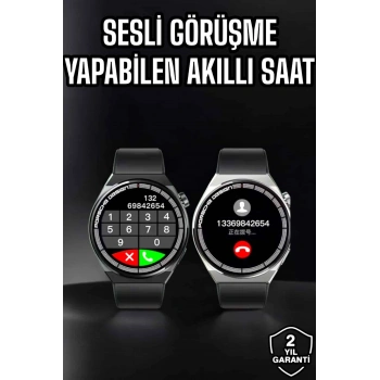 Akıllı Saat Nabız Sensörlü Bildirim Görebilen Spor Modları Gps Takibi