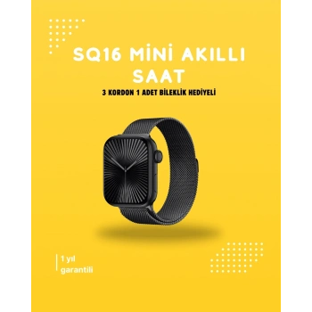 Akıllı Saat SQ-16 Mini Series 10 | Unisex Tasarım, Sağlık Ve Spor Takibi