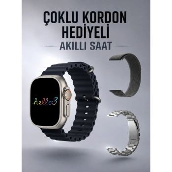 Akıllı Saat Yeni Nesil Bluetooth Bağlantılı Uyku Sağlık Takibi Gps Ve Nfc Uyumlu