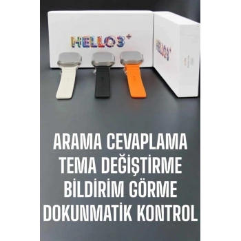 Akıllı Saat Yeni Nesil Sesli Asistan Uyku Ve Sağlık Takibi Adımsayar