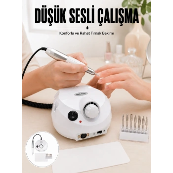 Akrilik Ve Jel Tırnaklar İçin Profesyonel Tırnak Frezesi Yeni Nesil