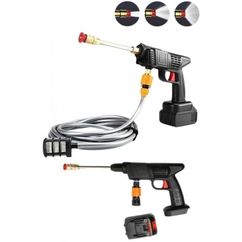 Akülü Oto Araç Yıkama Yüksek Basınçlı Araba Yıkama Makinesi Şarjlı