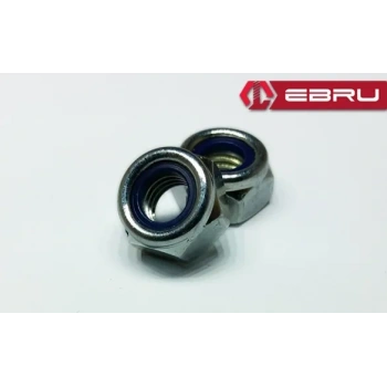 Altıköşe Fiberli Somun M8 - 100 Adet