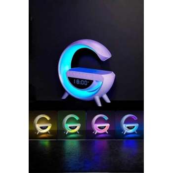 Android Uyumlu Akıllı Bluetooth Hoparlör Kablosuz Şarj Cihazı Standı