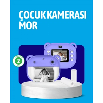Anında Baskı Özellikli Çocuk Kamerası