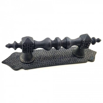 Antika Tarz Dekoratif Pirinç Ağır Kapı Çekme Kolu - 280x65 Mm, Oksit