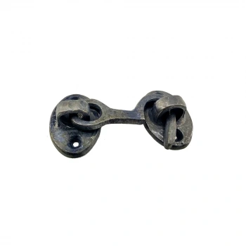 Antika Tarz Dekoratif Pirinç  Çengeli - 5cm, Oksit