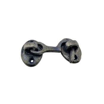 Antika Tarz Dekoratif Pirinç  Çengeli - 5cm, Oksit