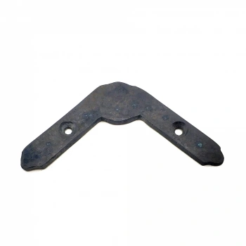 Antika Tarz Dekoratif Pirinç Dövme Gönye - Üst, 80x80mm, Oksit