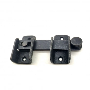 Antika Tarz Dekoratif Pirinç Kapı Mandalı - 57x115 Mm, Oksit