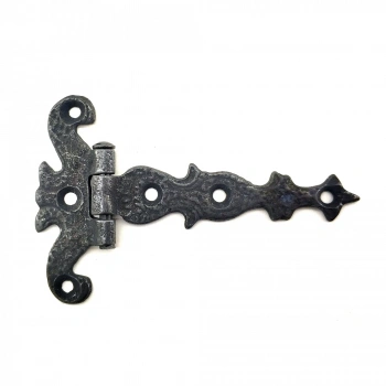 Antika Tarz Dekoratif Pirinç Kuyruklu Kelebek Menteşe - 63x100 Mm, Oksit