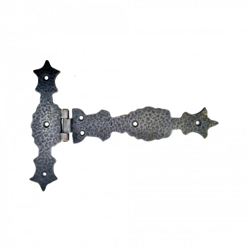 Antika Tarz Dekoratif Pirinç Kuyruklu Zambak Menteşe - 175x248 Mm, Oksit