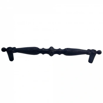 Antika Tarz Dekoratif Pirinç Yeni Sütun Mobilya Kulbu - 160mm, Oksit