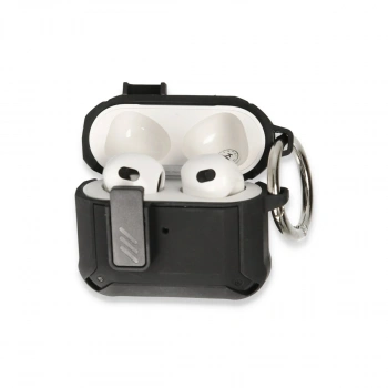 Apple Airpods 3 (3.nesil) Truva Kılıf - Siyah