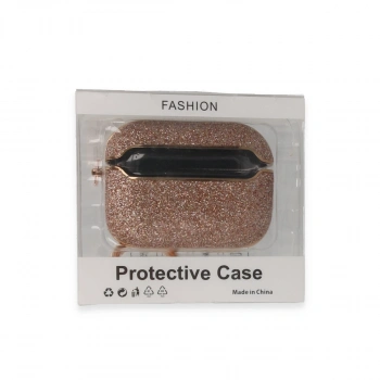 Apple Airpods Pro 2 (2.nesil) Spell Simli Kılıf - Rose Gold