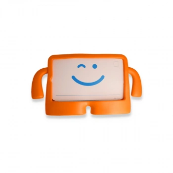 Apple İpad 5 Air 9.7 Kılıf Karakter Tablet Silikon - Turuncu