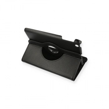 Apple İpad Mini 1 Kılıf 360 Tablet Deri Kılıf - Siyah