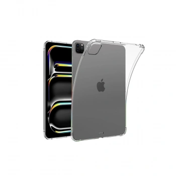 Apple İpad Pro 11 (2024) Kılıf Anti Shock Tablet Silikon - Şeffaf