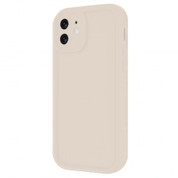 Apple İphone 11 Kılıf Viera Silikon - Krem