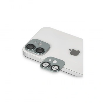 Apple İphone 11 Pers Alüminyum Kamera Lens - Yeşil