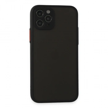 Apple İphone 11 Pro Kılıf Montreal Silikon Kapak - Siyah