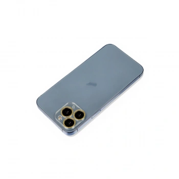 Apple İphone 11 Pro Max Shine Kamera Lens Koruma Cam - Gold