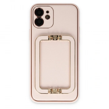 Apple İphone 12 Kılıf Coco Elit Kapak - Pudra