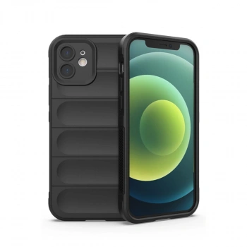 Apple İphone 12 Kılıf Optimum Silikon - Siyah