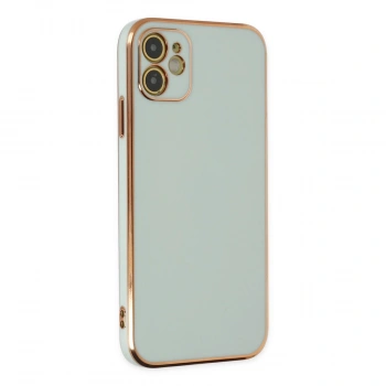 Apple İphone 12 Kılıf Volet Silikon - Açık Yeşil