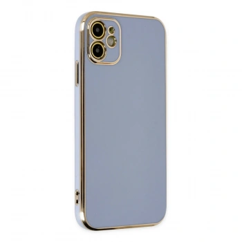 Apple İphone 12 Kılıf Volet Silikon - Mavi