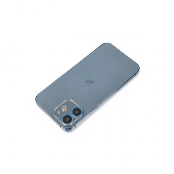Apple İphone 12 Mini Shine Kamera Lens Koruma Cam - Mavi