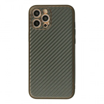 Apple İphone 12 Pro Kılıf Coco Karbon Silikon - Füme