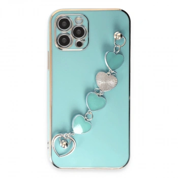 Apple İphone 12 Pro Kılıf Esila Silikon - Su Yeşili