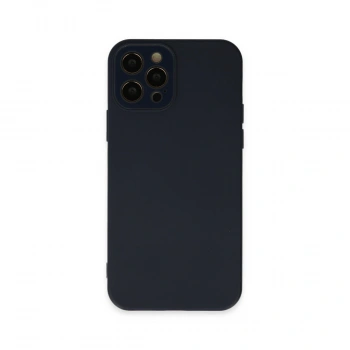 Apple İphone 12 Pro Kılıf Lansman Glass Kapak - Lacivert