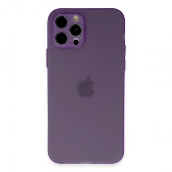 Apple İphone 12 Pro Kılıf Puma Silikon - Koyu Mor