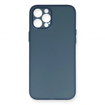 Apple İphone 12 Pro Max Kılıf Pp Ultra İnce Kapak - Mavi