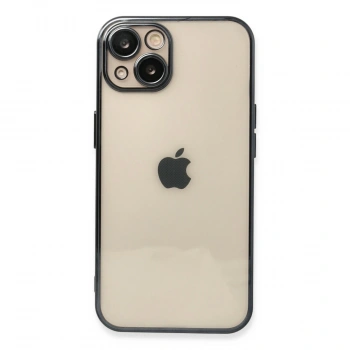 Apple İphone 13 Kılıf Razer Lensli Silikon - Siyah