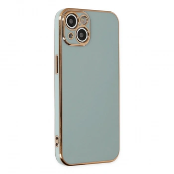 Apple İphone 13 Kılıf Volet Silikon - Açık Yeşil