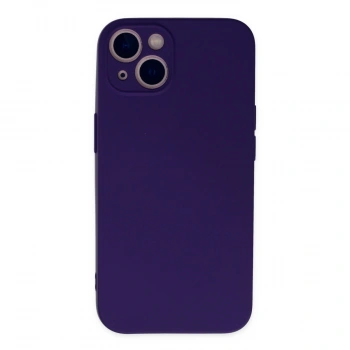 Apple İphone 13 Mini Kılıf Nano İçi Kadife Silikon - Mor
