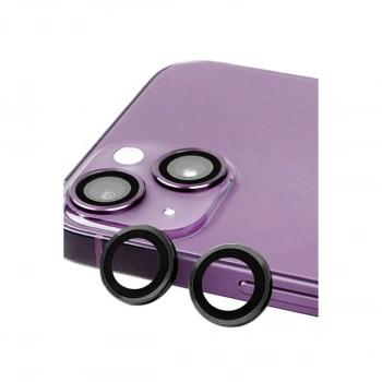 Apple İphone 13 Mini Raze Metal Kamera Lens - Siyah