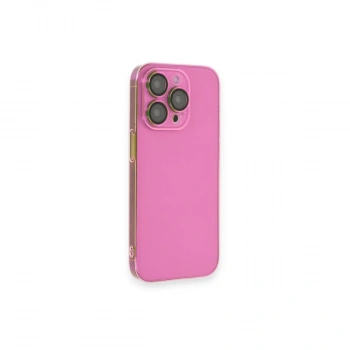 Apple İphone 13 Pro Kılıf Armada Lensli Kapak - Pembe